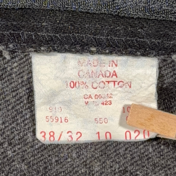 Vintage Levis 550 Jeans Mens 36x32 Black Denim Tapered Fit Canada 38x32 Tag 90s - Picture 5 of 10